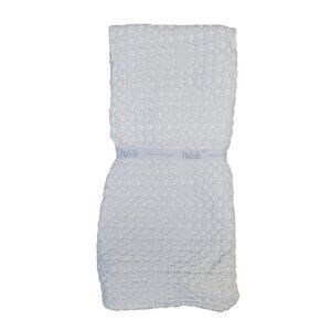 PiuBelle Premiere Textured Cotton Baby Blanket - White - NWT